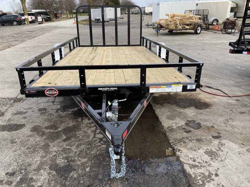 2021 PJ Trailers U8141 Utility Trailer - 83x14 (12+2) SA - Dovetail - Fold Up Gate (GVW: 2995) 2021 PJ Trailers U8141 Utility Trailer - 83x14 (12+2) SA - Dovetail - Fold Up Gate (GVW: 2995)