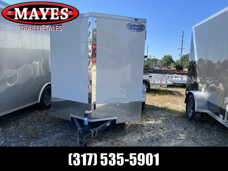 2022 Continental Cargo VHW610SA Cargo/Enclosed Trailer 6X10 SA DOUBLE DOOR (GVW:2990) WHITE 2022 Continental Cargo VHW610SA Cargo/Enclosed Trailer 6X10 SA DOUBLE DOOR (GVW:2990) WHITE