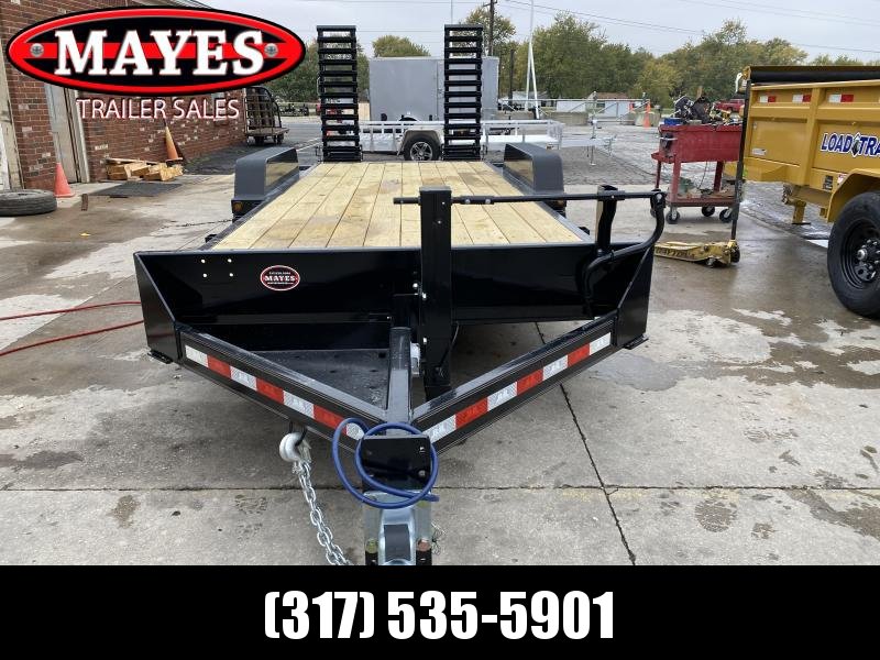 2021 B-B CBCT2016E-S Equipment Trailer - 83x20 (18+2) TA - Dovetail - D-Rings - Pallet Fork Holder - Spring Assist Flip up Ramps (GVW: 16000) 2021 B-B CBCT2016E-S Equipment Trailer - 83x20 (18+2) TA - Dovetail - D-Rings - Pallet Fork Holder - Spring Assist Flip up Ramps (GVW: 16000)