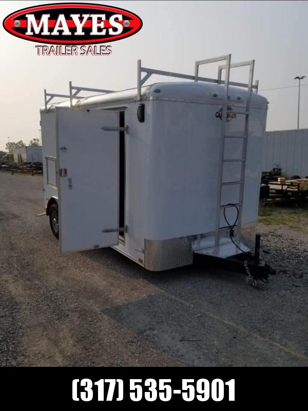 2022 Cargo Mate BL714TA3 Enclosed Cargo Trailer - 7x14 TA - Double Door - Alum. Roof - Ladder Racks - Stationary Ladder - 6 Inch Additional Height - Torsion Axles - Baggage Doors (GVW: 9800) 2022 Cargo Mate BL714TA3 Enclosed Cargo Trailer - 7x14 TA - Double Door - Alum. Roof - Ladder Racks - Stationary Ladder - 6 Inch Additional Height - Torsion Axles - Baggage Doors (GVW: 9800)