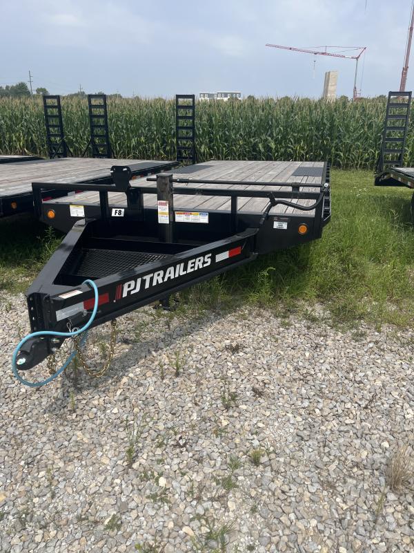2023 PJ Trailers F8 1C272 Deckover Trailer 102x20 TA Straight Deck 2