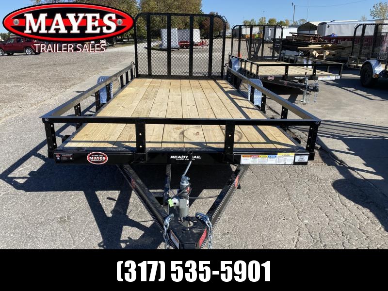 2021 PJ Trailers U7141 Utility Trailer - 77x14 SAUT - Straight Deck - Fold In Gate (GVW: 2995) 2021 PJ Trailers U7141 Utility Trailer - 77x14 SAUT - Straight Deck - Fold In Gate (GVW: 2995)