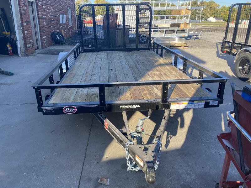 2021 PJ Trailers U8121 Utility Trailer - 83x12 SAUT - Straight Deck - Fold In Gate - ATV Ramps (GVW: 2995) 2021 PJ Trailers U8121 Utility Trailer - 83x12 SAUT - Straight Deck - Fold In Gate - ATV Ramps (GVW: 2995)