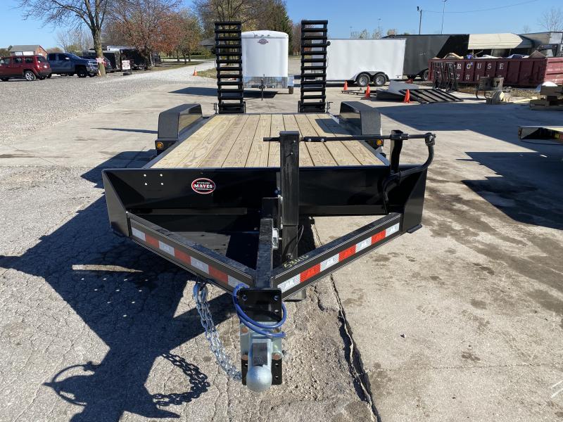 2021 B-B CBCT1816E-S Equipment Trailer - 18 Foot (16+2) TA - 10 Inch Channel Frame - Dovetail - Pallet Fork Holders - D-Rings - Flip Up Ramps (GVW: 16000) 2021 B-B CBCT1816E-S Equipment Trailer - 18 Foot (16+2) TA - 10 Inch Channel Frame - Dovetail - Pallet Fork Holders - D-Rings - Flip Up Ramps (GVW: 16000)