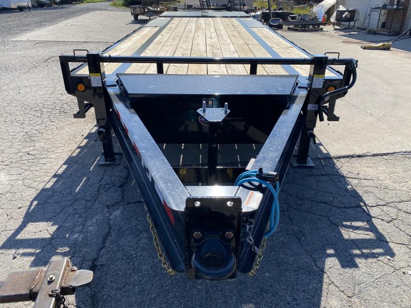 2021 PJ Trailers 25' Low-Pro Flatdeck with Singles Trailer - 102x25 (20+5) - Pintle Eye - Dovetail - Flip Over Monster Ramps (GVW: 15680) 2021 PJ Trailers 25' Low-Pro Flatdeck with Singles Trailer - 102x25 (20+5) - Pintle Eye - Dovetail - Flip Over Monster Ramps (GVW: 15680)