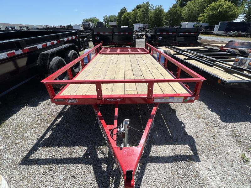 2023 PJ Trailers U7141 Utility Trailer 77X14 SA STRAIGHT DECK (GVW:2995) RED 2023 PJ Trailers U7141 Utility Trailer 77X14 SA STRAIGHT DECK (GVW:2995) RED