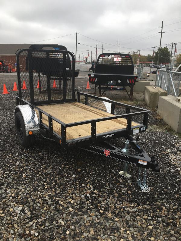 2021 PJ Trailers U6081 Utility Trailer - 60x8 SAUT - Straight Deck - Fold In Gate (GVW: 2995) 2021 PJ Trailers U6081 Utility Trailer - 60x8 SAUT - Straight Deck - Fold In Gate (GVW: 2995)