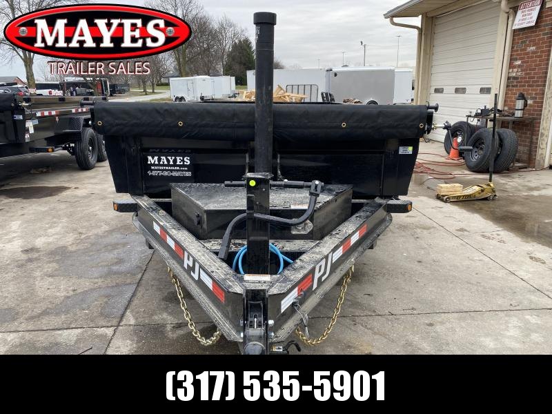 2021 PJ Trailers DT142 Dump Trailer - 83x14 TA Low Pro Telescopic Dump - Telescopic Cylinder - Tarp Kit - Split/Spread Gate (GVW: 14000) 2021 PJ Trailers DT142 Dump Trailer - 83x14 TA Low Pro Telescopic Dump - Telescopic Cylinder - Tarp Kit - Split/Spread Gate (GVW: 14000)