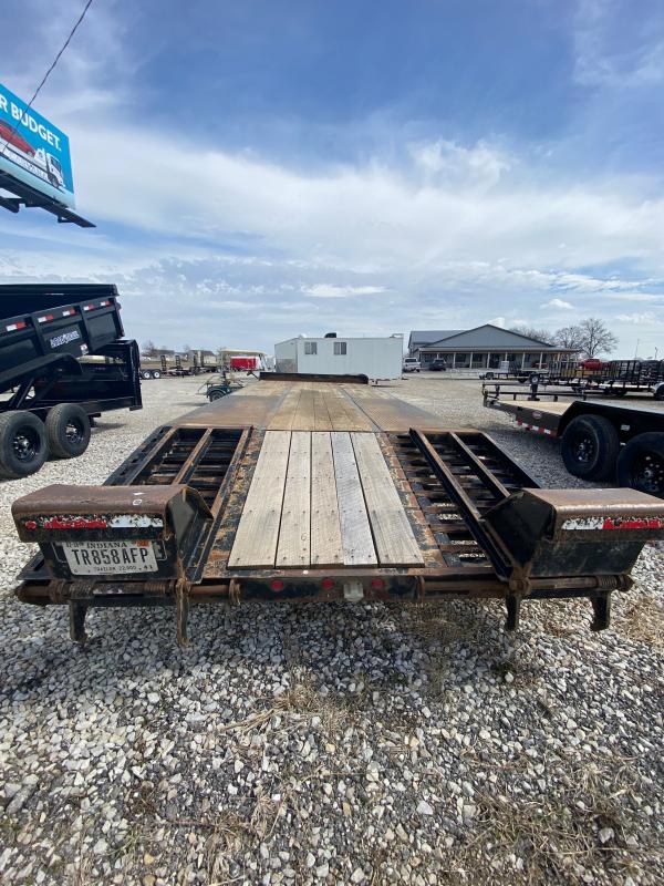 Used 2003 Talbert AC10 Equipment Trailer - 102x24 (19+5) TA Dual - Oak Floor - Pintle - D-Rings - Fold Over Ramps (GVW: 20000) Used 2003 Talbert AC10 Equipment Trailer - 102x24 (19+5) TA Dual - Oak Floor - Pintle - D-Rings - Fold Over Ramps (GVW: 20000)
