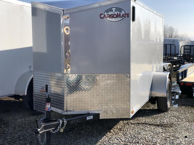 2020 5x10 SA Cargo Mate EHW510SA Enclosed Cargo Trailer - .030 Metal Upgprade - Screwless Exterior Metal - E & V Series Pkg. #2 - Ramp Door - Slant V-Nose (GVW: 2990) 2020 5x10 SA Cargo Mate EHW510SA Enclosed Cargo Trailer - .030 Metal Upgprade - Screwless Exterior Metal - E & V Series Pkg. #2 - Ramp Door - Slant V-Nose (GVW: 2990)