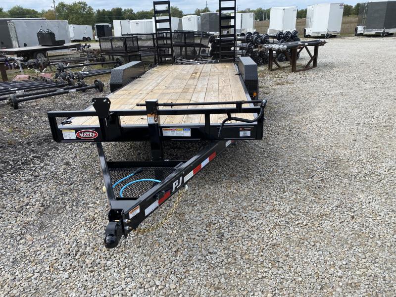 2022 PJ Trailers 1C232 Equipment Trailer - 83X18 TA - 6 Inch Channel Frame - Straight Deck - Fold Up Ramps (GVW: 14000) 2022 PJ Trailers 1C232 Equipment Trailer - 83X18 TA - 6 Inch Channel Frame - Straight Deck - Fold Up Ramps (GVW: 14000)
