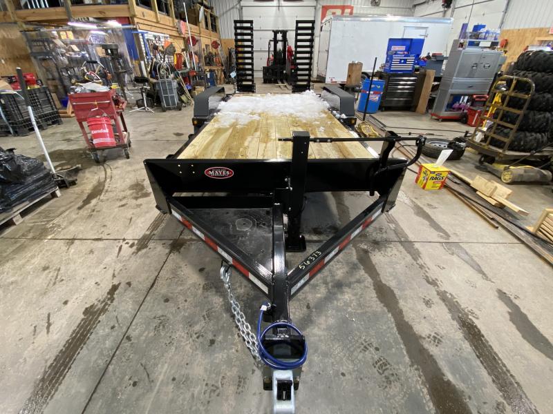 2021 BB TBCT2014ET Equipment Trailer 83x20 (4+16) TA Tilt Torsion Axles Pallet Fork