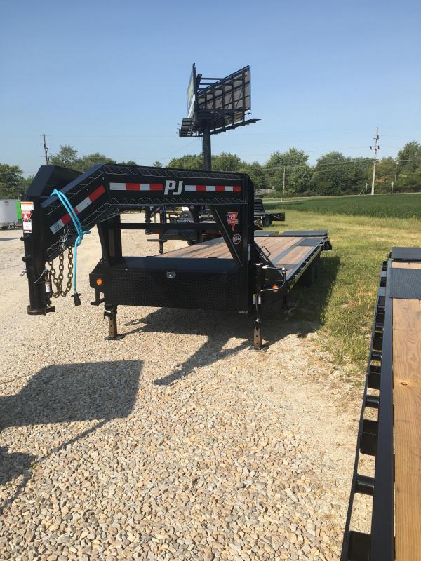 2021 PJ Trailers 25' Low-Pro Flatdeck with Singles Trailer - LS252 102X25 (20+5) - Toolbox - Dovetail - Flip Over Monster Ramps (GVW: 15680) 2021 PJ Trailers 25' Low-Pro Flatdeck with Singles Trailer - LS252 102X25 (20+5) - Toolbox - Dovetail - Flip Over Monster Ramps (GVW: 15680)