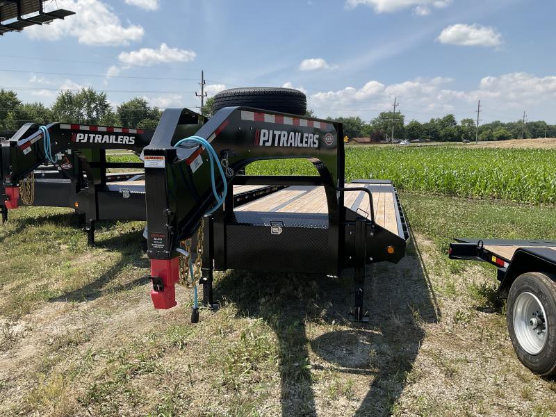 2024 PJ Trailers 3F372 Equipment Trailer 102X28 TA GOOSENECK DUALS