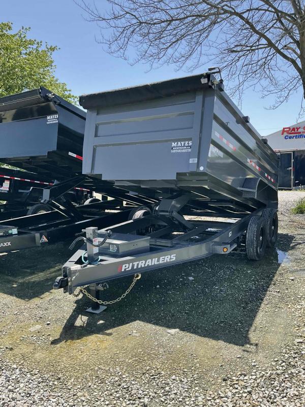 2023 PJ Trailers 1D192 Dump Trailer 83X14 TA HIGH SIDE (GVW14000) GRAY