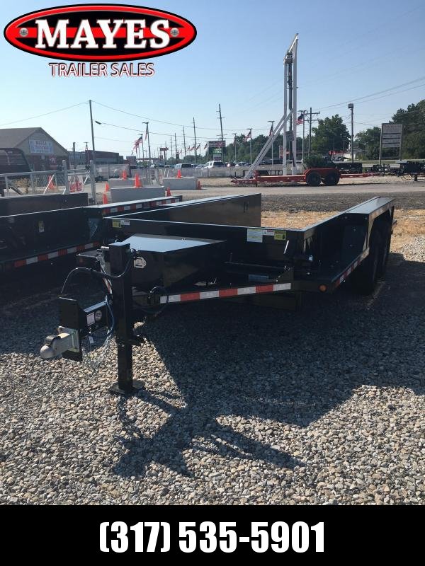 2020 76x14 B-B Trailer - Drop Down Trailer HD1414E - 2 Foot Metal Sides - Steel Floor - Power Up/Gravity Down - Tool Box - D-Rings (GVW: 14000) 2020 76x14 B-B Trailer - Drop Down Trailer HD1414E - 2 Foot Metal Sides - Steel Floor - Power Up/Gravity Down - Tool Box - D-Rings (GVW: 14000)