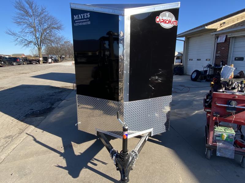 2021 Cargo Mate EHW510SA Enclosed Cargo Trailer - 5x10 SA - Ramp Door - Side by Side Package - Alum. Roof - D-Rings - 12 Inch Additional Height - Slant V-Nose (GVW: 2990) 2021 Cargo Mate EHW510SA Enclosed Cargo Trailer - 5x10 SA - Ramp Door - Side by Side Package - Alum. Roof - D-Rings - 12 Inch Additional Height - Slant V-Nose (GVW: 2990)