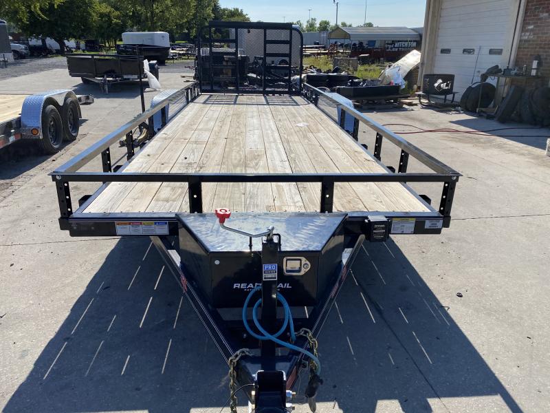 2020 83x22 PJ Trailers UL 83" Tndm Axle Channel Utility Trailer - Straight Deck w/ 4' HD Gate (GVW: 9990) 2020 83x22 PJ Trailers UL 83" Tndm Axle Channel Utility Trailer - Straight Deck w/ 4' HD Gate (GVW: 9990)