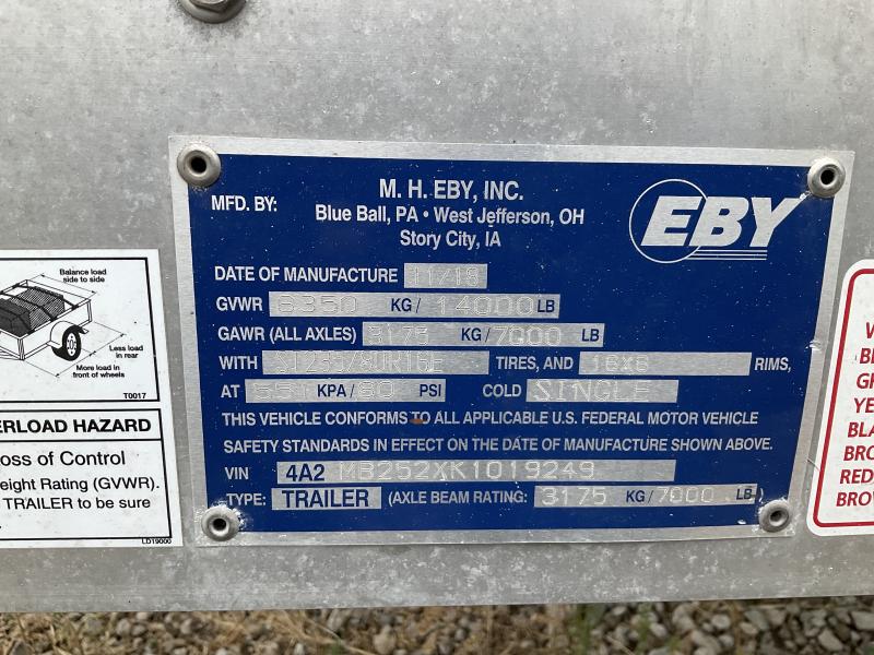 used Equipment / Flatbed Trailers EBY  for sale, in New Whiteland, IN Thumbnail 2