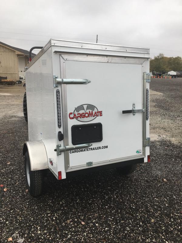 2021 Cargo Mate SSV46SA Enclosed Cargo Trailer - 4x6 SA - Single Rear Door - Spring Suspension (GVW: 2000) 2021 Cargo Mate SSV46SA Enclosed Cargo Trailer - 4x6 SA - Single Rear Door - Spring Suspension (GVW: 2000)