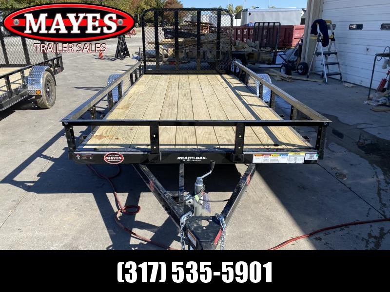2021 PJ Trailers U7141 Utility Trailer - 77x14 SAUT - Straight Deck - Fold In Gate - ATV Ramps (GVW: 2995) 2021 PJ Trailers U7141 Utility Trailer - 77x14 SAUT - Straight Deck - Fold In Gate - ATV Ramps (GVW: 2995)