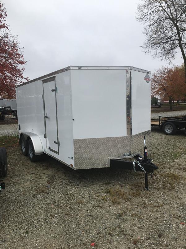 2021 Cargo Mate EHW716TA2 Enclosed Cargo Trailer - 7x16 TA - E&V Series Pkg. 2 - Ramp Door - Side Door - Spring Suspension (GVW: 7000) 2021 Cargo Mate EHW716TA2 Enclosed Cargo Trailer - 7x16 TA - E&V Series Pkg. 2 - Ramp Door - Side Door - Spring Suspension (GVW: 7000)