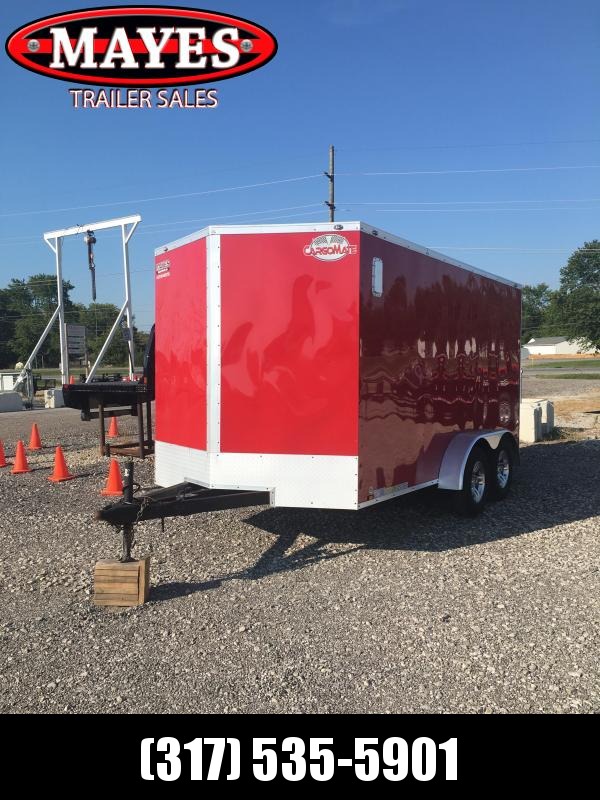 Used 2019 Cargo Mate EHW714TA2 Enclosed Cargo Trailer - 7x14 TA - Ramp Door - Torsion Axles - Aluminum Wheels (GVW: 7000) Used 2019 Cargo Mate EHW714TA2 Enclosed Cargo Trailer - 7x14 TA - Ramp Door - Torsion Axles - Aluminum Wheels (GVW: 7000)