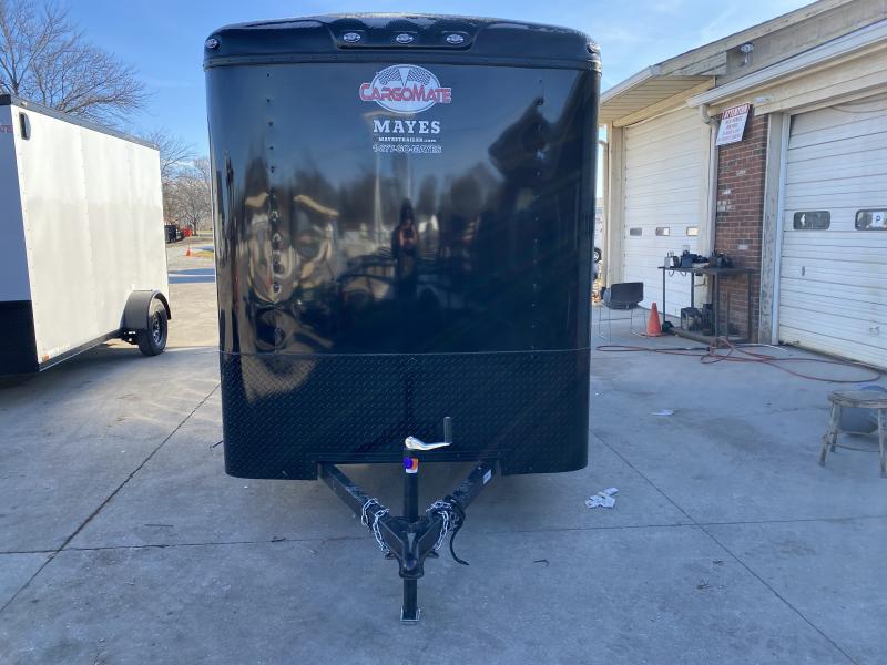 2021 Cargo Mate BL612SA Enclosed Cargo Trailer - 6x12 SA - Ramp Door - Torsion Axle - 6 Inch Additional Height - Black Out Package (GVW: 2990) 2021 Cargo Mate BL612SA Enclosed Cargo Trailer - 6x12 SA - Ramp Door - Torsion Axle - 6 Inch Additional Height - Black Out Package (GVW: 2990)