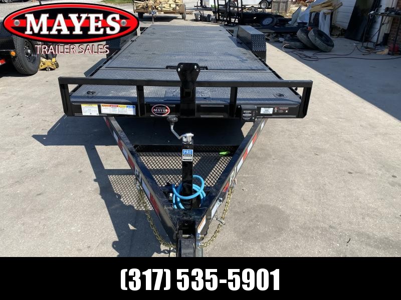 2021 PJ Trailers T5202 Equipment Trailer - 83x20 (4+16) TA - Steel Floor - Plate for Winch - Roller on Front of Deck for Winch Cable (GVW: 9899) 2021 PJ Trailers T5202 Equipment Trailer - 83x20 (4+16) TA - Steel Floor - Plate for Winch - Roller on Front of Deck for Winch Cable (GVW: 9899)