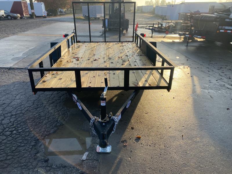 2021 American Manufacturing Operations (AMO) US121 Utility Trailer - 76x12 SAUT - Tailgate - 2 Inch Coupler (GVW: 2990) 2021 American Manufacturing Operations (AMO) US121 Utility Trailer - 76x12 SAUT - Tailgate - 2 Inch Coupler (GVW: 2990)