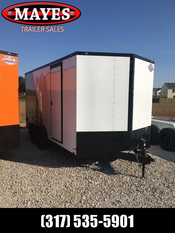 2021 Cargo Mate EHW716TA2 Enclosed Cargo Trailer - 7.5x16 TA - Two-Tone - Side by Side Package - Black Out Package - Ramp Door - 12 Inch Additional Height (GVW: 7000) 2021 Cargo Mate EHW716TA2 Enclosed Cargo Trailer - 7.5x16 TA - Two-Tone - Side by Side Package - Black Out Package - Ramp Door - 12 Inch Additional Height (GVW: 7000)