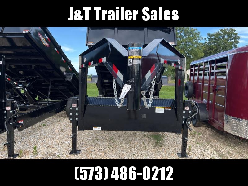 2022 H and H Trailer 83x14 Industrial Gooseneck Dump Trailer 14K Scissor (H8314DBW-GN-140) Dump Trailer 2022 H and H Trailer 83x14 Industrial Gooseneck Dump Trailer 14K Scissor (H8314DBW-GN-140) Dump Trailer