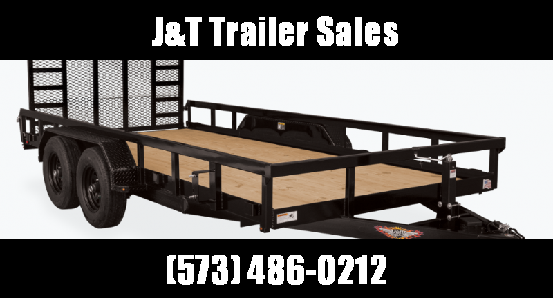 2021 H and H Trailer 82x16 Heavy Rail Side Landscape Trailer 10K Tandem (H8218HTRS-100) Utility Trailer 2021 H and H Trailer 82x16 Heavy Rail Side Landscape Trailer 10K Tandem (H8218HTRS-100) Utility Trailer