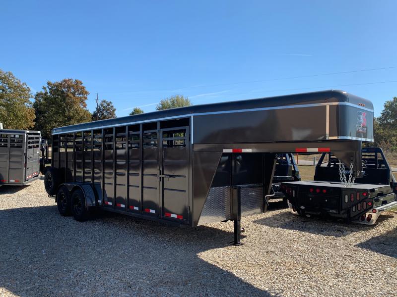 2023 S&S Manufacturing 20 Foot Gooseneck Stock / Stock Combo Trailer 2023 S&S Manufacturing 20 Foot Gooseneck Stock / Stock Combo Trailer