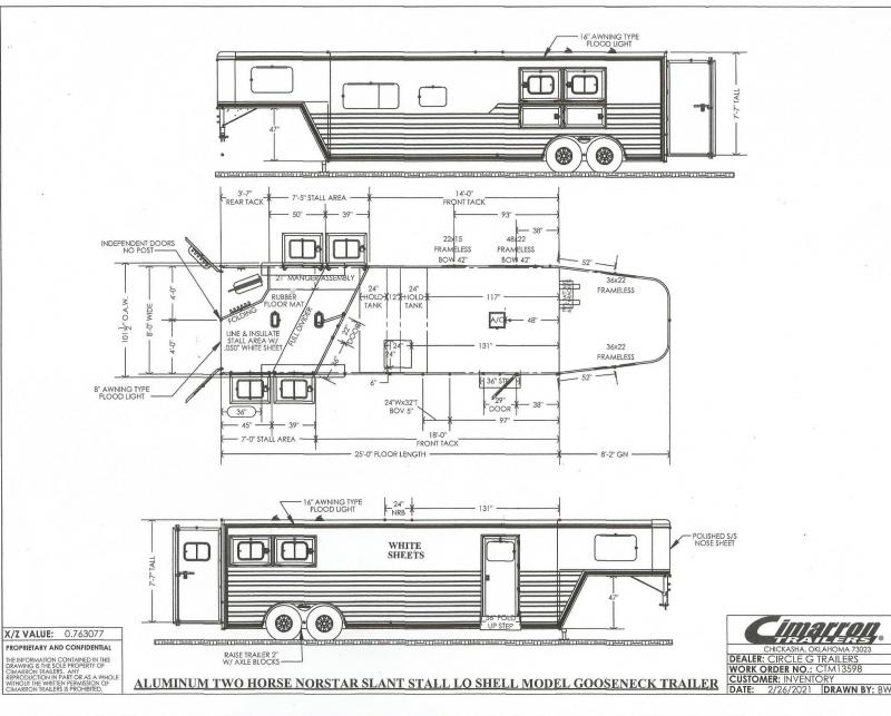 2022 Cimarron Trailers NorStar Horse Trailer 2022 Cimarron Trailers NorStar Horse Trailer