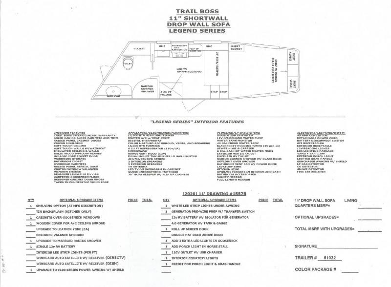 2020 Hart Trailers Living Quarter Horse Trailer 2020 Hart Trailers Living Quarter Horse Trailer