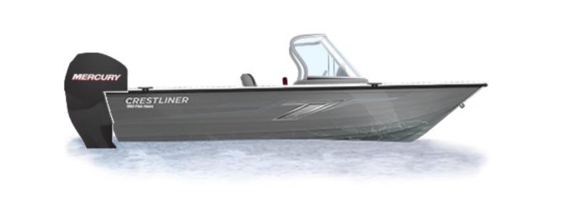 2023 Crestliner 1650 Fish Hawk WT Jumpseat Fishing Boat