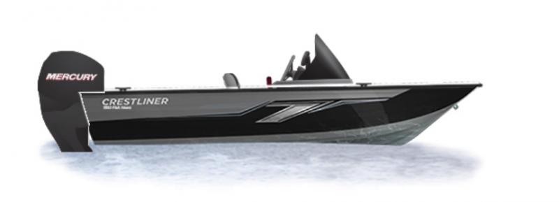 2023 Crestliner 1650 Fish Hawk SC Jumpseat Fishing Boat