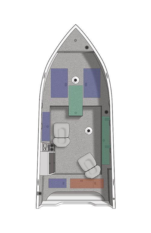 2024 Crestliner 1650 Pro Tiller Fishing Boat Boats and Outboards in White Bear Lake, MN