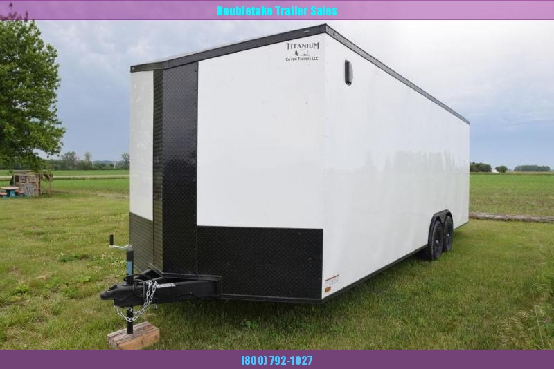 2023 Titanium Cargo Trailers Tandem Axle 8.5 x 24 Enclosed Car Hauler 2023 Titanium Cargo Trailers Tandem Axle 8.5 x 24 Enclosed Car Hauler
