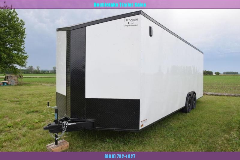2023 Titanium Cargo Trailers Tandem Axle 8.5 x 24 Enclosed Car Hauler 2023 Titanium Cargo Trailers Tandem Axle 8.5 x 24 Enclosed Car Hauler