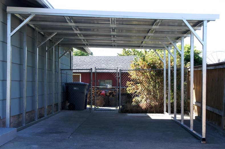 Carport Gallery | American Steel Structures | Steel Building Installations