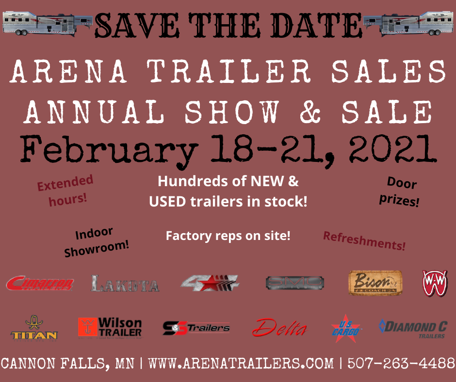 Home Arena Trailer Sales MN Horse Trailer Dealer in Cannon Falls MN