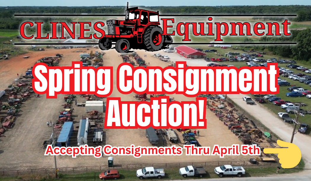 Winter Farm Auction on January 6, 2024 at Clines Equipment in Aurora Missouri.