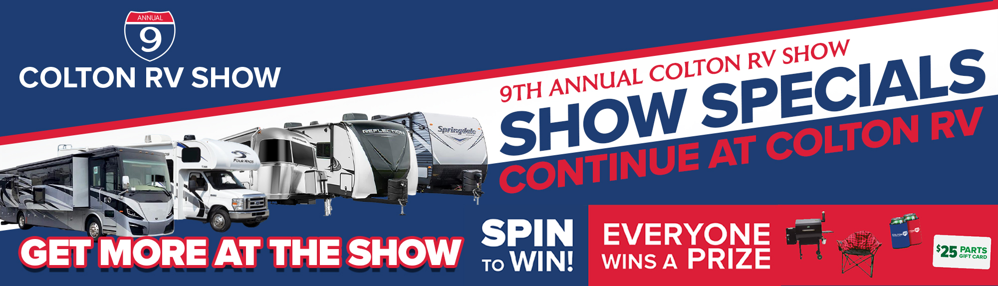 9th Annual Colton RV Show at Seneca Allegany Resort & Casino