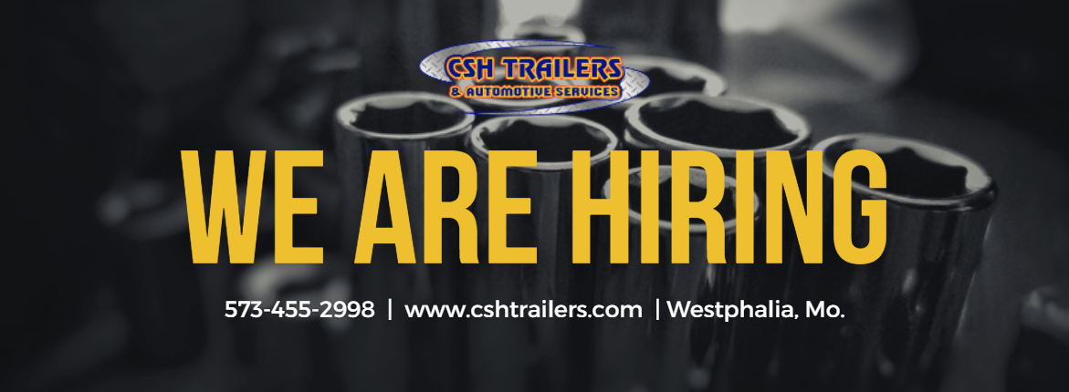 CSH is hiring a mechanic