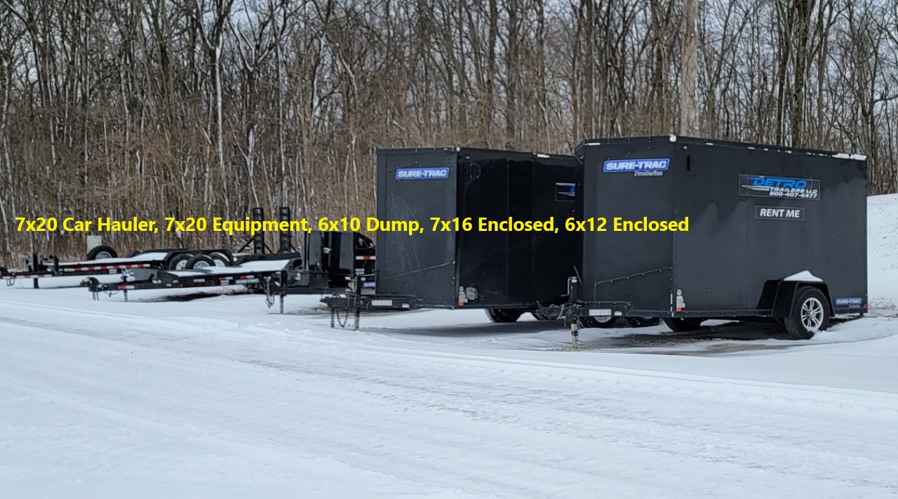 Home Detro Trailers New and used car haulers, enclosed cargo and utility dump equipment