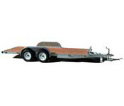 Aluminum Open Flatbed Car Trailers