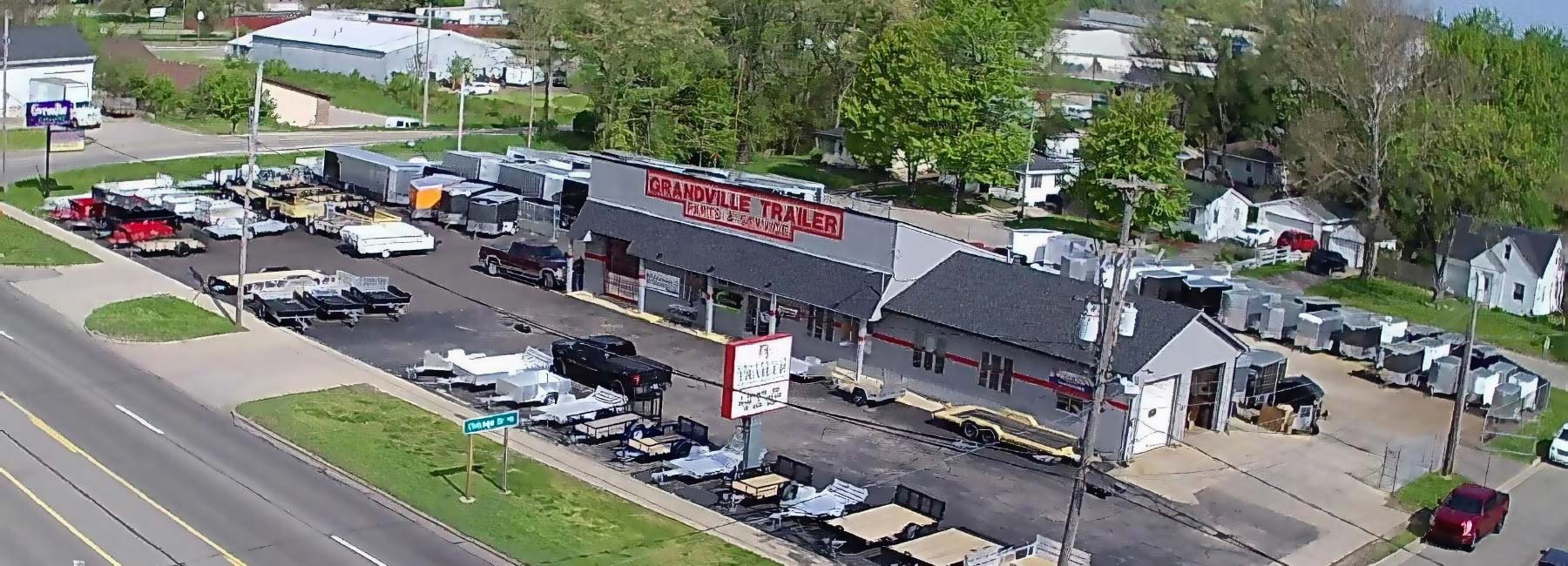 Home | Grandville Trailers in Michigan | Browse Cargo, Dump, Motorcycle, Car  Haulers, Utility, and Equipment Trailers for Sale.