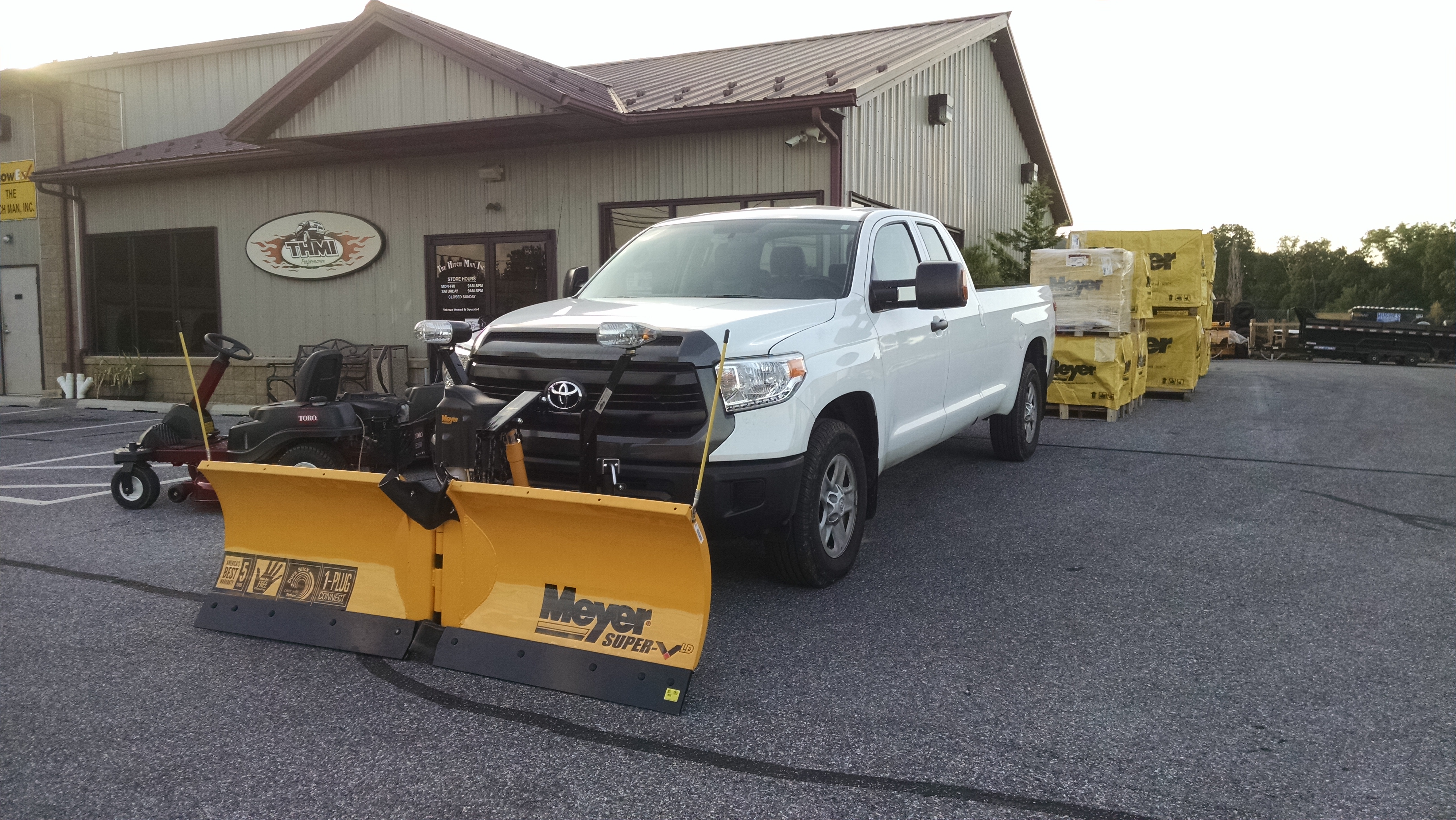 Meyer SuperV The Hitch Man Trailers and Snow Plows near Baltimore